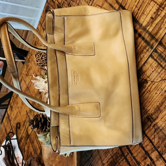 Coach Hampton Madeline Satchel Leather Purse - Picture 11 of 14